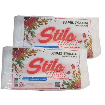 IMAGEM 1-PAPEL TOALHA STILO CELULOSE 1000FLS